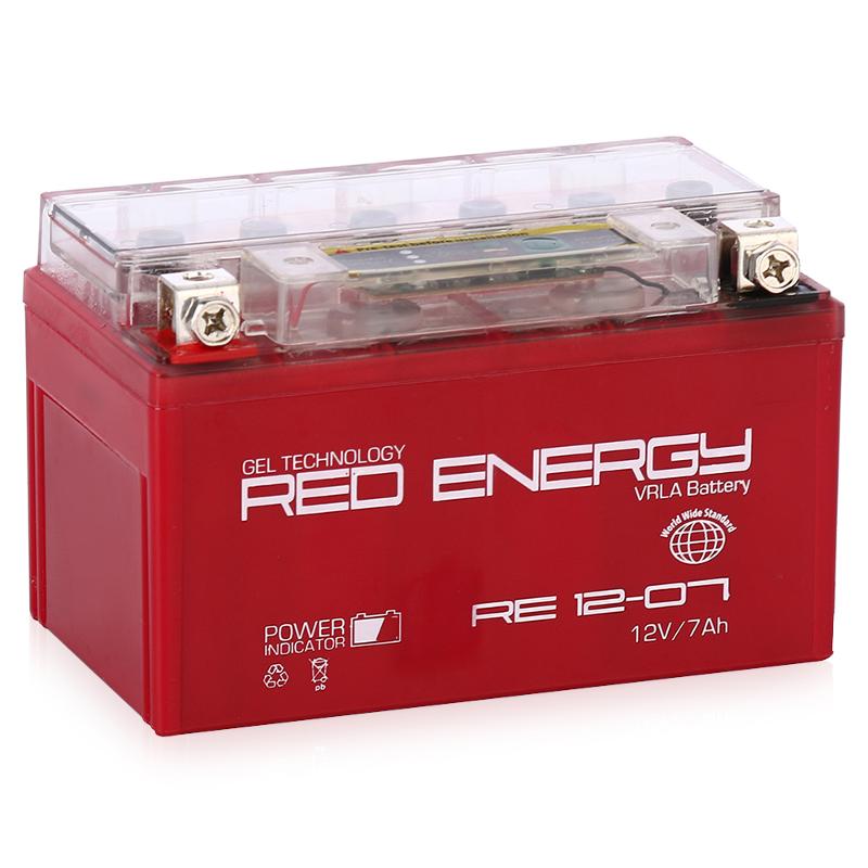 батарея Red Energy RE 1207 (YTX7A-BS) (RE 1207)                                     7ah 12V - купить в Нижнем Новгороде